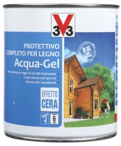 Soddisfatti O Rimborsati Protettivo completo per legno acqua-gel, colore castagno chiaro - litri 0,75
